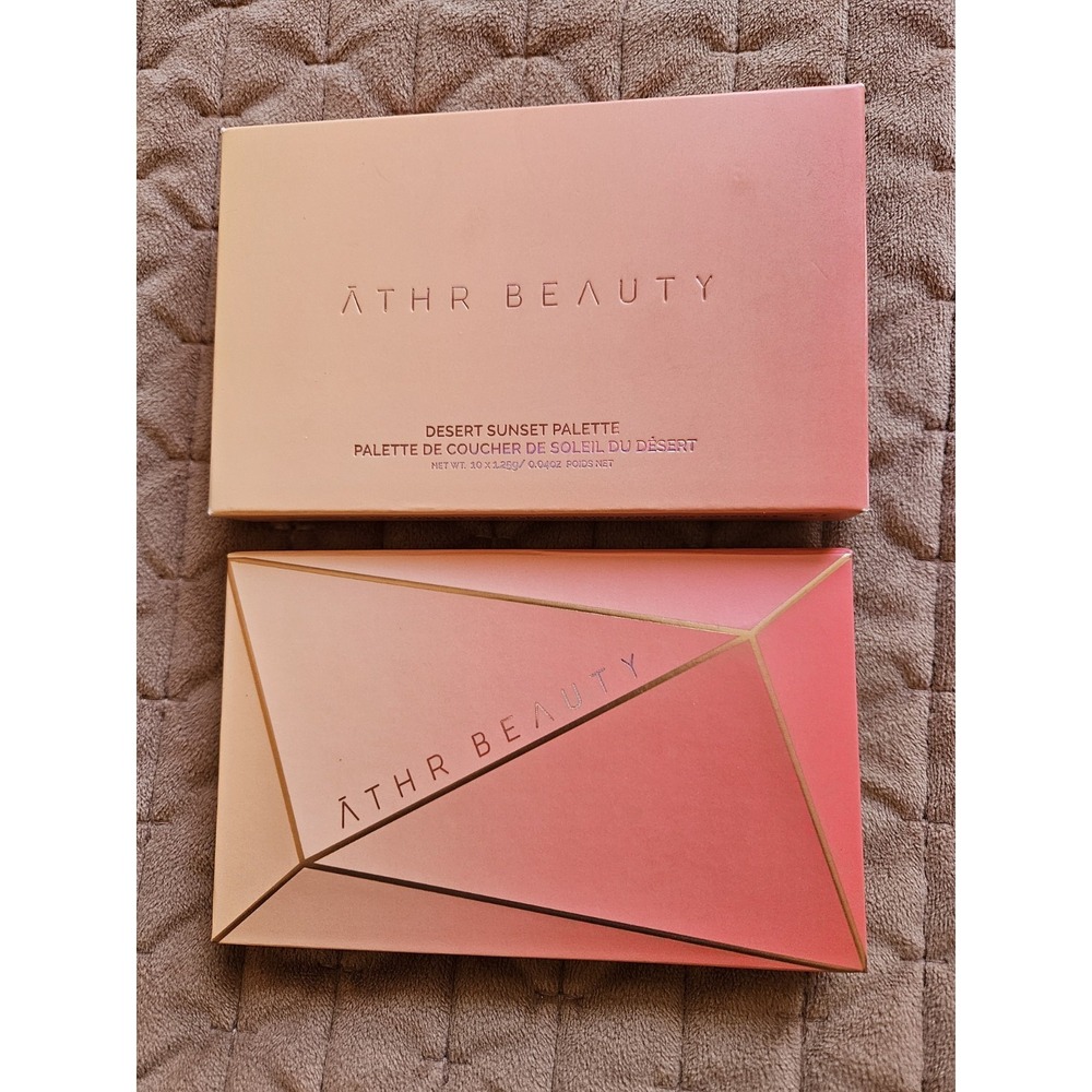 NIB ATHR BEAUTY EyeShadow Palette 10 Shades "Desert Sunset" Full Size